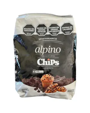 Alpino chips choco semi amargo x 1Kg