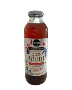 Bebida orgánica Arándanos con hibiscus x 500ml