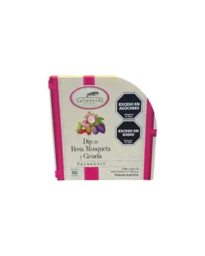 Dip de rosa moqueta y ciruela x 90gr