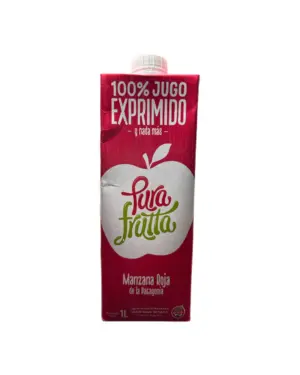 100 jugo exprimido pura frutta manzana roja x1L
