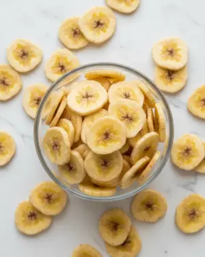 Chips de banana deshidroazucarados x 1kg